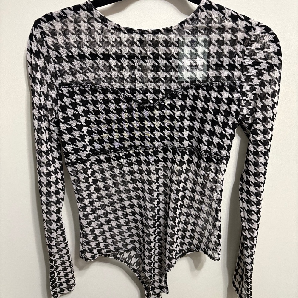Ces Femme Houndstooth Bodysuit